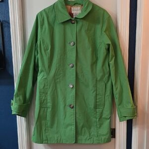 White Stag Green Trench Coat for Women